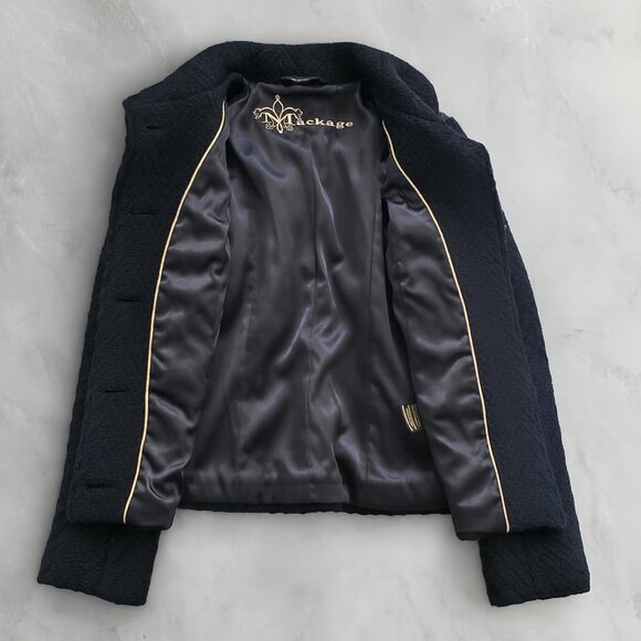 Mackage Azia Wool & Leather Jacket - Picture 4 of 7